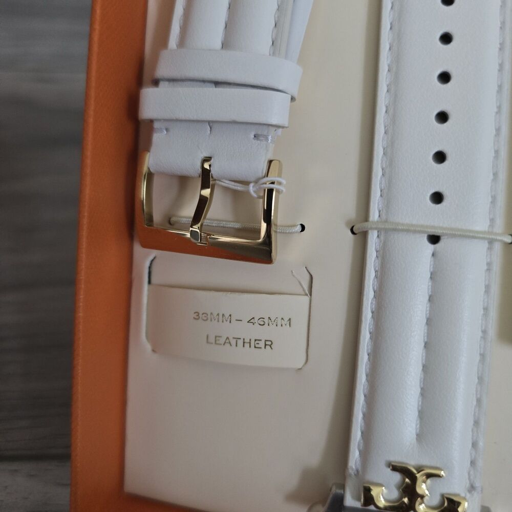 Tory Burch -Kira Leather Band for Apple Watch Size 33mm/46mm - Picture 4 of 7